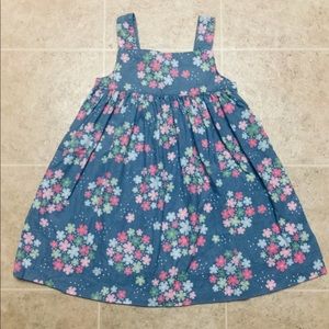 Gymboree corduroy floral dress